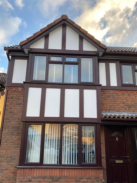 remove mock tudor cladding